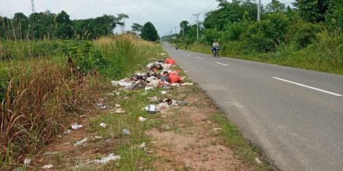 Lapor Pak Bupati, Sampah Medis Ditemukan Berserakan Ditepi Jalan