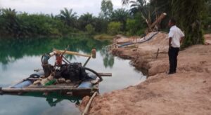 DLH Mesuji Kunjungi Tambang Pasir yang Berada di RJU