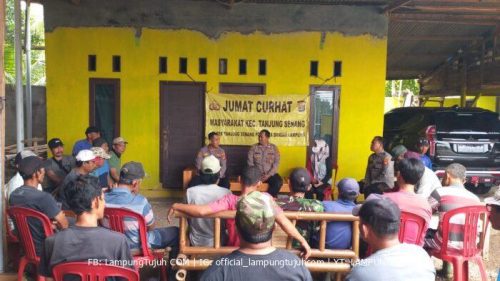 Jumat Curhat: Kapolsek Tanjung Senang Tanggapi Keluhan Warga