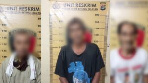 Aduan ke 110, Polsek TBS Tangkap 3 Pelaku Judi Kartu Remi