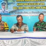 Mensukseskan Demokrasi, Babinsa Way Tuba Kawal Proses Pemilihanan Kepala Kampung