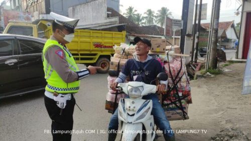 Polres Pringsewu Tindak 137 Pelanggar Lalulintas Dihari Pertama Operasi Keselamatan