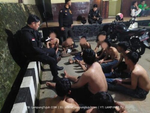 Diduga Hendak Tawuran, Polsek Tanjung Karang Barat Amankan 10 Remaja