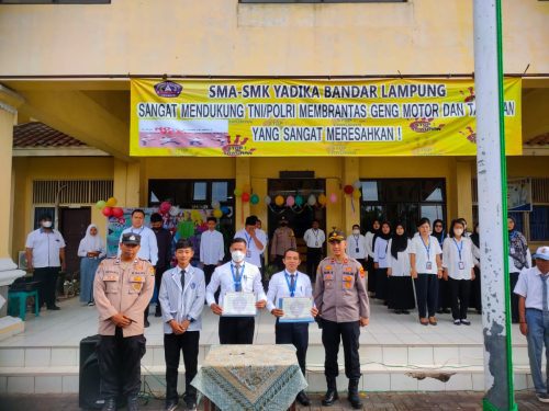 Kapolsek Tanjung Senang Jadi Irup Di SMA&SMK Yadika Balam