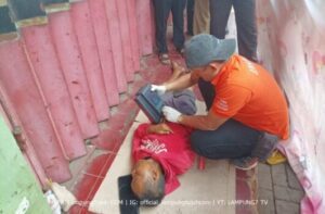 Bersama Inafis Polresta Bandar Lampung, Polsek Tanjung Karang Barat Identifikasi Penemuan Mayat Anonim
