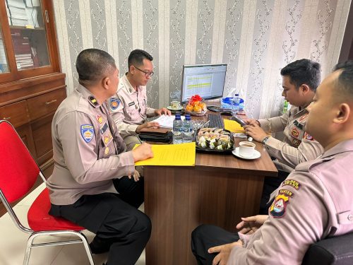 Bidkeu Polda Banten Laksanakan Kegiatan Coklit dan Cokhir Data Kontrak Satker Wilayah Banten 2023