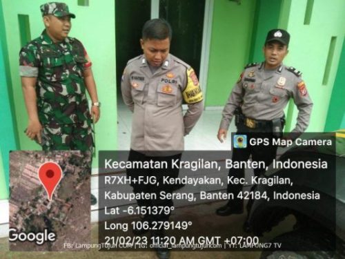 Antisipasi Gangguan Kamtibmas, Polsek Kragilan Polres Serang Melaksanakan Patroli Gabungan TNI – POLRI