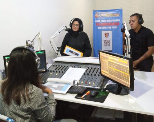 Sosialisasikan Propam Presisi, Bidpropam Polda Banten Gelar Talkshow di Radio Megaswara