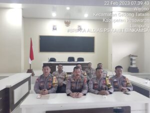 Tingkatkan Kemampuan Bhabinkamtibmas, Sat Binmas Polres Pesawaran Laksanakan Binkatpuan