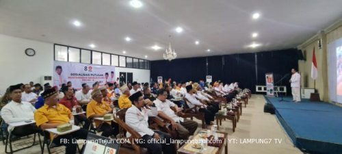 PKS Lampung Dan Aliansi Pendukung Anies Nobar Sosialisasi Hasil Keputusan Musyawarah Majelis Syuro ke VIII PKS