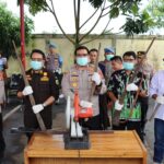 Polres Serang Musnakan 455 Pucuk Senjata Api Rakitan Jenis Locok Hasil Operasi Sapu Jagat