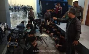 Hendak Tawuran, Belasan Berandalan Bermotor Diamankan Sat Samapta Polresta Tangerang