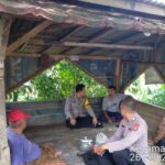 Kanit Binmas Polsek Muncang Silaturahmi ke Desa Tanjungwangi