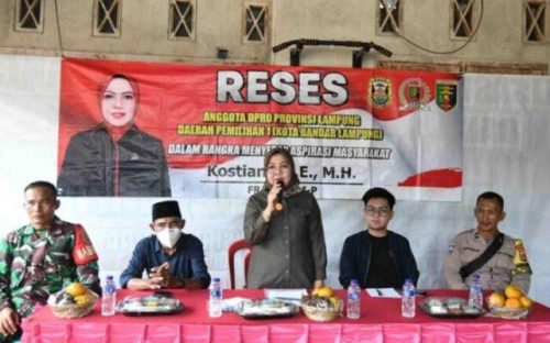 Anggota DPRD Provinsi Lampung Lakukan Reses di Kecamatan Sukamenanti