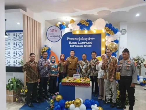 Bupati Pesawaran Dendi Hadiri Peresmian Kantor Baru Bank Lampung KCP Gedong Tataan