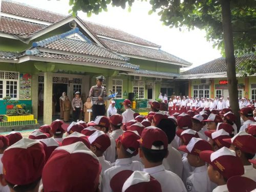 Police Goes To School Sarana Satlantas Polres Pringsewu Dorong Pelajar Tertib Berlalu Lintas