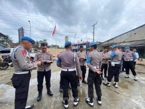 Sidak Propam Polda Banten Dalam Ops Gaktiplin ke Polsek Petir