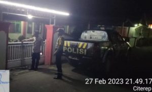 Polisi Giat Patroli di Wilkum Polsek Bojongmanik
