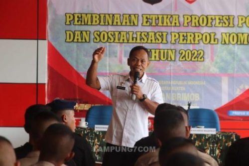 Satbrimob Polda Banten Ikuti Pembinaan Etika Profesi Polri