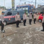 Apel Pagi dan Cek Anggota Polsek Petir