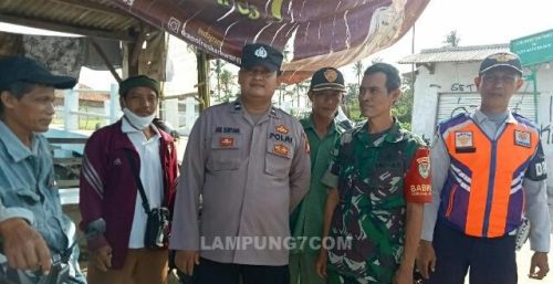 TNI-Polri Sapa Opang di Desa Batujaya