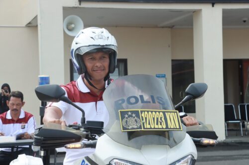 Safety Riding Hari Bhayangkara Ke-77 Polres Lamsel
