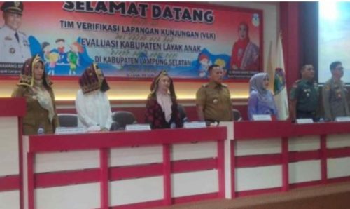 Sambut Tim VLK KLA, Nanang Ermanto Sampaikan Visi Pembangunan SDM Lamsel Mencetak Generasi Unggul