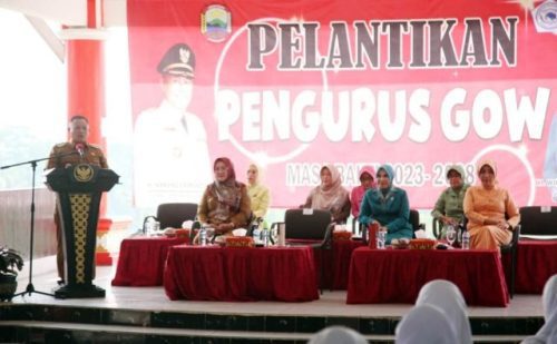 Bupati Lampung Selatan Lantik Pengurus GOW Masa Bhakti 2023-2028