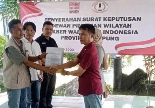 Terima SK Kepengurusan, Jeffry Noviansyah dan Hersoli Sah Nahkodai DPW SWI Provinsi Lampung