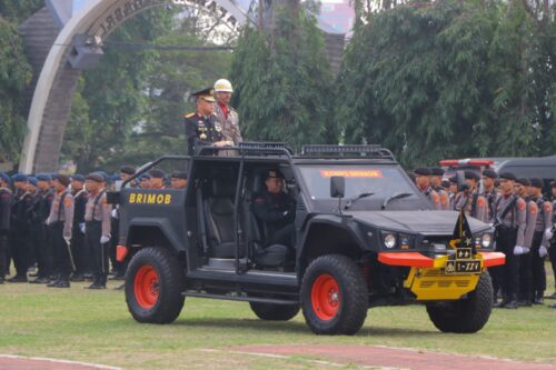 Kapolda Lampung Pimpin Upacara Peringatan Hari Bhayangkara ke 77