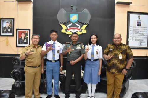 Sambut Paskibraka Wakil Provinsi Lampung Ke Tingkat Nasional, Danrem 043/Gatam: Saya bangga dengan kalian