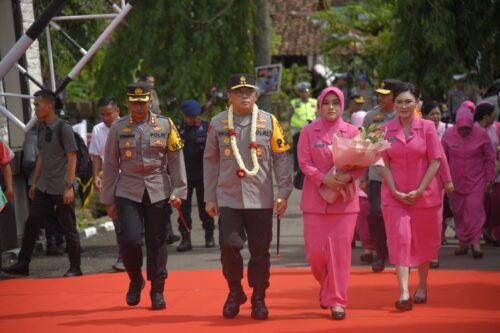 Kapolda Lampung Melaksanakan Kunjungan Kerja di Polres Lampung Utara