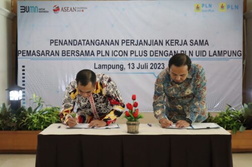 Genjot Pengembangan Bisnis Internet di Lampung, PLN UID Lampung dan PLN Icon Plus Teken Kerjasama Pemasaran