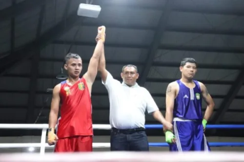 Prajurit Korem 043/Gatam Raih Medali Emas Ajang Lampung Boxing Competition 2023