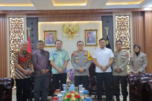 Kapolda Lampung Terima Audiensi BPN Provinsi Lampung