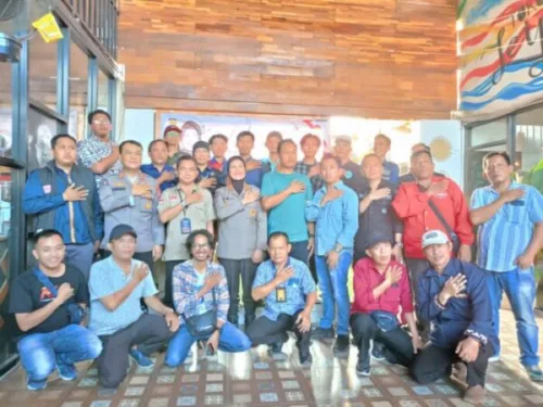 Jalin Sinergitas dan Silahturahmi, Kabid Humas Polda Lampung Ngopi Bareng Bersama Insan Pers