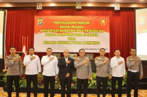 Buka Penyuluhan Antisipasi Gugatan Pra Peradilan, Kapolda Lampung: Pahami dan Implementasikan Dalam Tugas