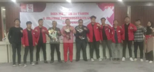 Mantan Kapolda Lampung Hadiri Dies Natalis dan Rembuk Persaudaraan LMND Lampung