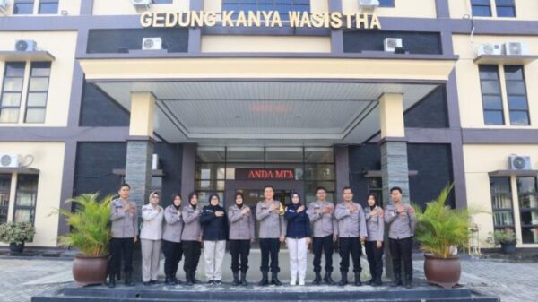 Humas Polres Metro Menerima Tim Supervisi Bid Humas Polda Lampung