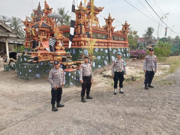 Polres Lampung Timur Amankan Perayaan Hari Raya Galungan