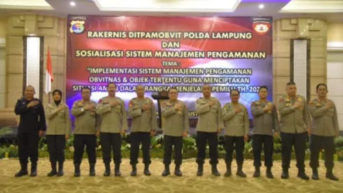 Kapolda Lampung: Implementasikan sistem manajemen pamobvit guna ciptakan sit-aman jelang Pemilu 2024