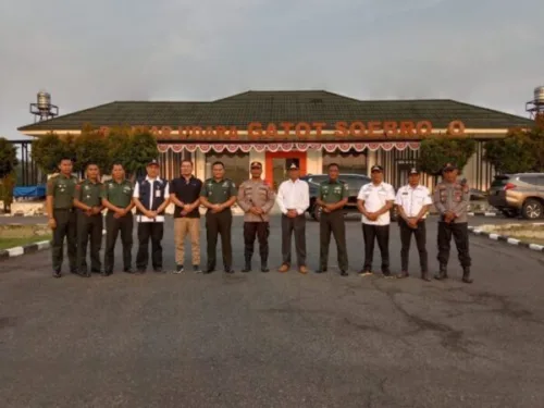 Perkuat Soliditas TNI-Polri, Kapolres Way Kanan Kunjungi Mako Skadron 12/Serbu dan Lanudad Gatot Soebroto