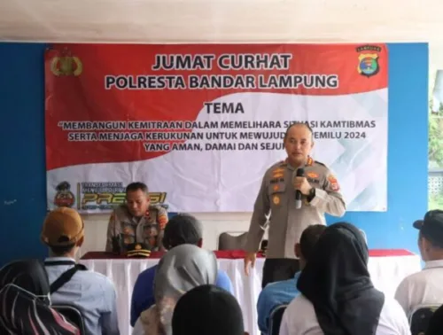 Jumat Curhat, Kapolresta Bandar Lampung: Jadilah Polisi Untuk Diri Sendiri