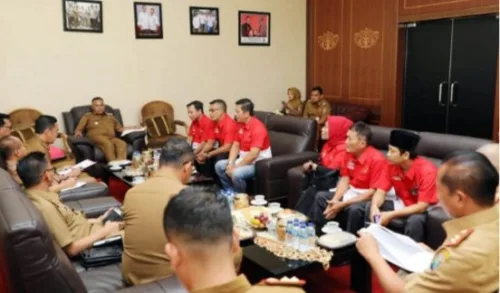 Jalin Sinergi, DPC PWRI Kabupaten Lampung Selatan Audensi dengan Bupati Lampung Selatan