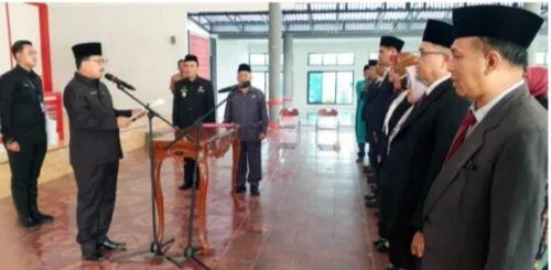 Sekdakab Lampung Selatan Lantik 6 Pejabat Administrator dan 14 Pejabat Pengawas, Berikut Namanya