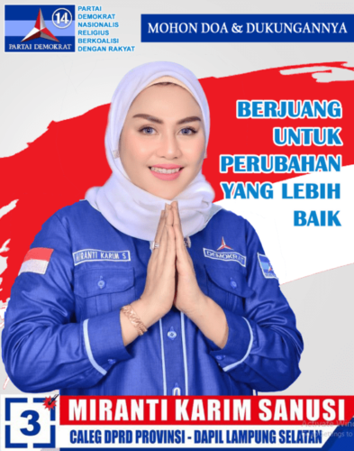 Sosok Caleg Perempuan Muda Partai Demokrat DPRD Provinsi Lampung Dapil Lamsel