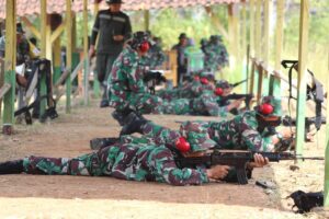 Asah Kemampuan Menembak, Kodim 0410/KBL Gelar Latbak Jatri TW III TA 2023