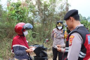 Ops Zebra Krakatau 2023, Polres Pesawaran Lakukan Razia di Wilkum Polsek Kedondong