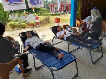 DPC Demokrat Bengkulu Utara Gelar Donor Darah Pada Peringati HUT Ke-22