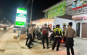 Cegah Aksi Balap Liar, Polres Tuba Gelar KRYD Malam Hari di Akhir Pekan
